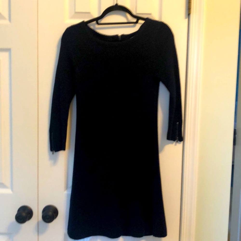 Loft Sweater Dress with Zipper detail